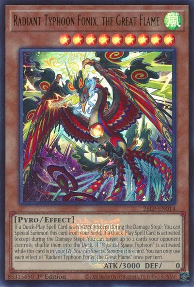 Radiant Typhoon Fonix, the Great Flame (Emblazoned)