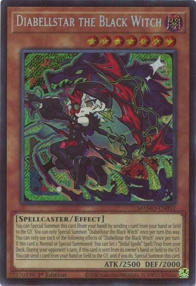 Diabellstar the Black Witch (Secret Rare)