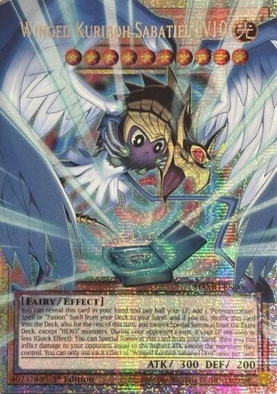 Winged Kuriboh Sabatiel LV10 (Starlight Rare) (Extended Art)