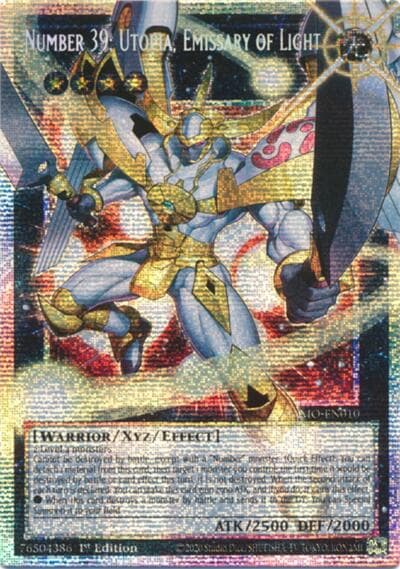 Number 39: Utopia, Emissary of Light (Starlight Rare) (Extended Art)
