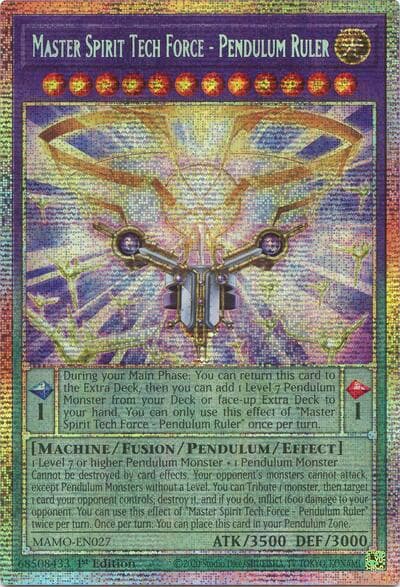 Master Spirit Tech Force - Pendulum Ruler (Starlight Rare)