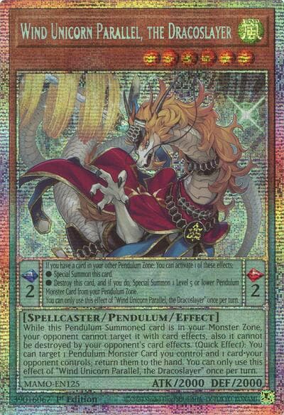 Wind Unicorn Parallel, the Dracoslayer (Starlight Rare)