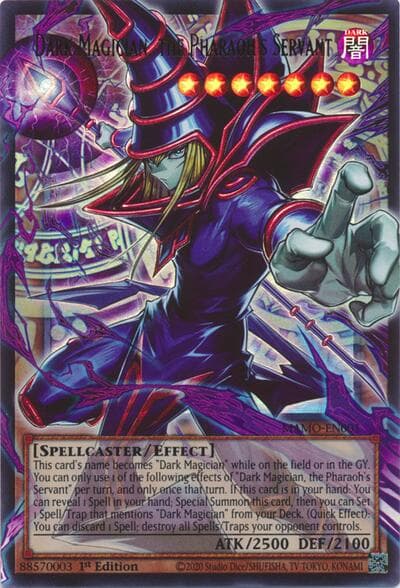 Dark Magician, the Pharaoh's Servant (Extended Art)