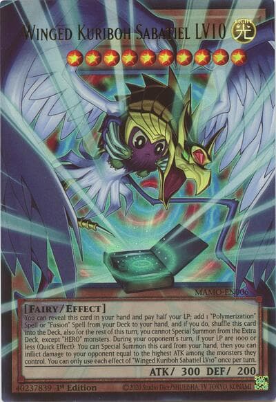 Winged Kuriboh Sabatiel LV10 (Extended Art)
