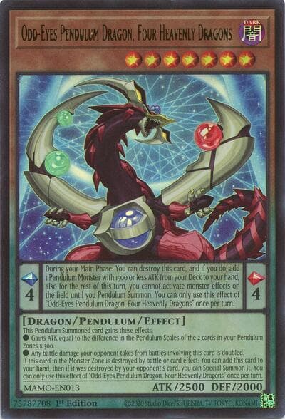 Odd-Eyes Pendulum Dragon, Four Heavenly Dragons