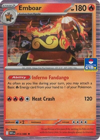 Emboar - 013/086 (GYM)