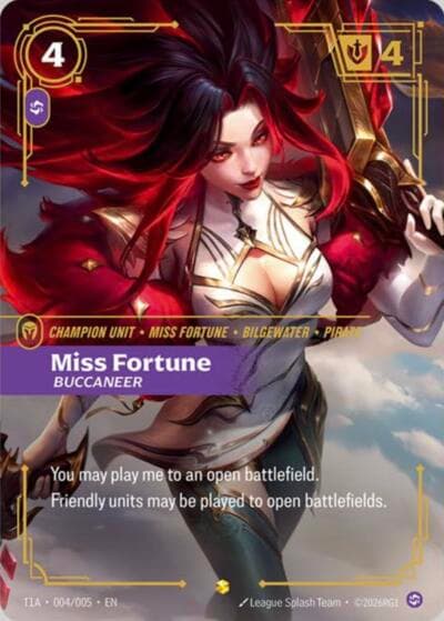 Miss Fortune, Buccaneer (T1 Worlds Champion Player Bundle)