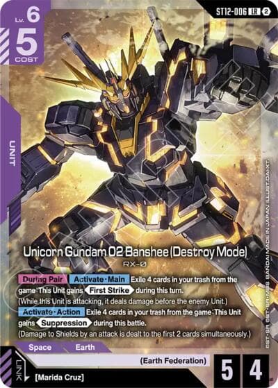 Unicorn Gundam 02 Banshee (Destroy Mode)