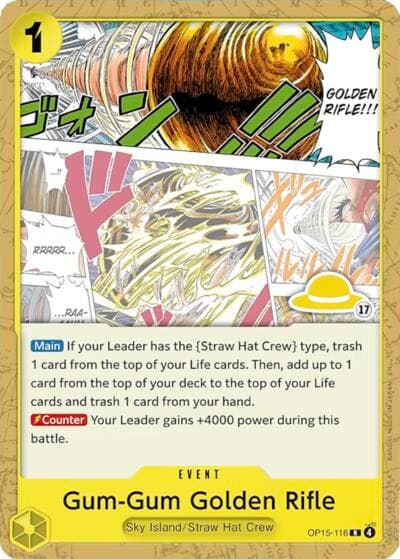 Gum-Gum Golden Rifle (Luffy Deck)