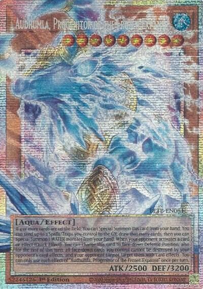 Audhumla, Progenitor of the Frozen Expanse (Starlight Rare) (Extended Art)