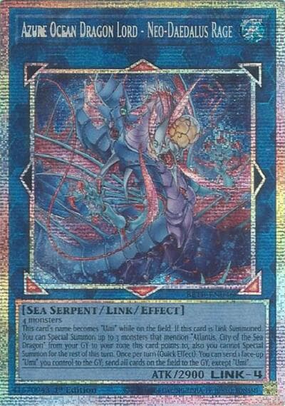 Azure Ocean Dragon Lord - Neo-Daedalus Rage (Starlight Rare)
