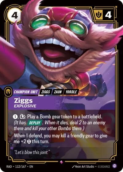 Ziggs, Explosive