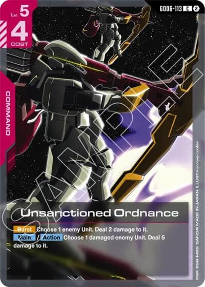 Unsanctioned Ordnance