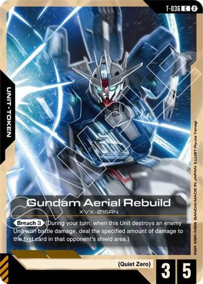 Gundam Aerial Rebuild (T-036) Token
