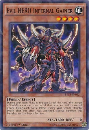 Evil HERO Infernal Gainer (Shatterfoil)