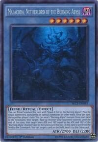 Malacoda, Netherlord of the Burning Abyss (Ghost Rare)